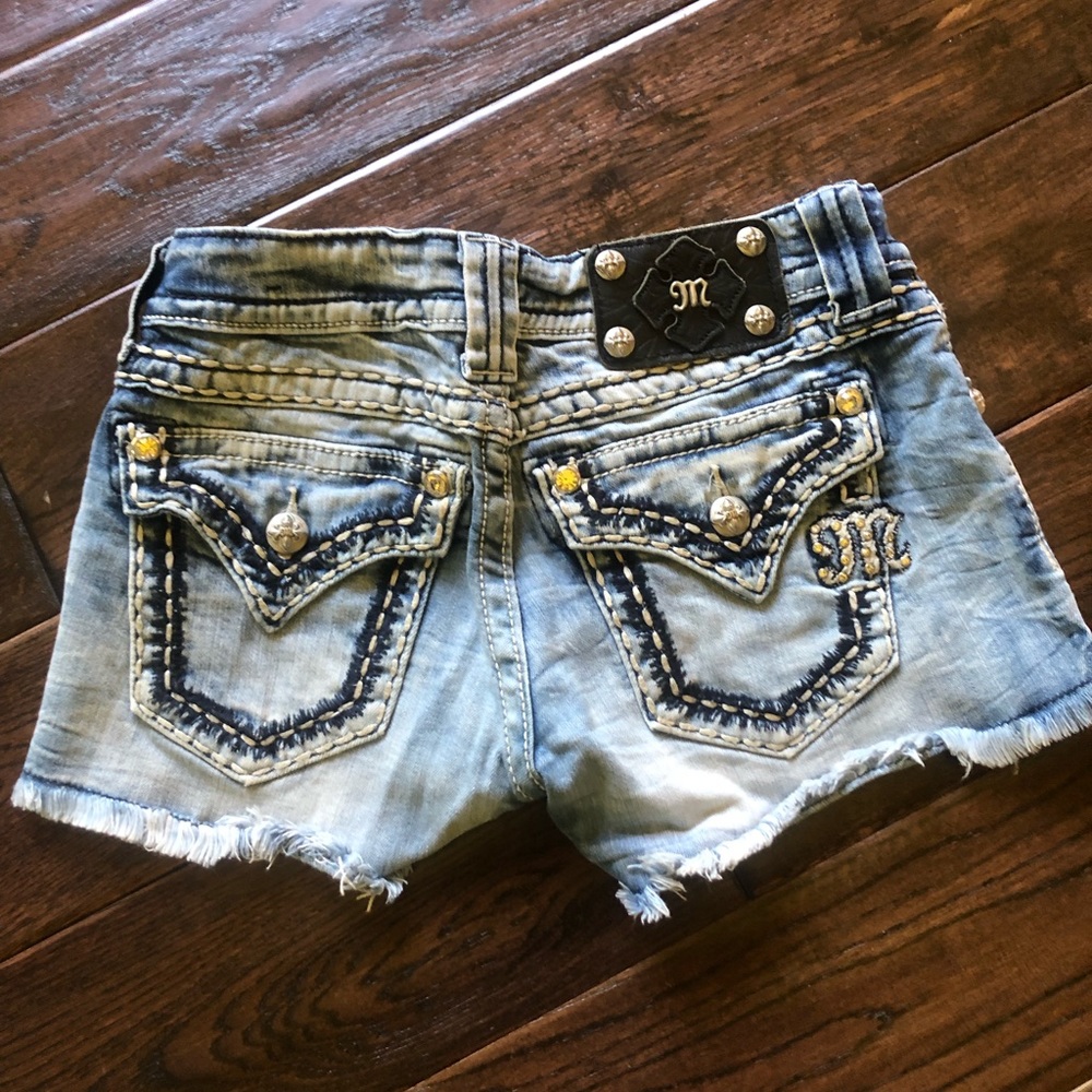 Women “ Miss Me” Denim Shorts
